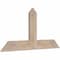 Ekena Millwork Portland Smooth Timber Gable Bracket, Douglas Fir, 48"W x 24"H x 1 1/2"D x 5 1/2"F, 12/12 Pitch GBW048X24X0206POR00SDF - alternate 4
